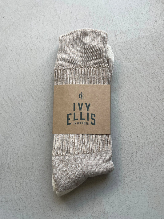 The Dawnwall Socks - Beige / Cream