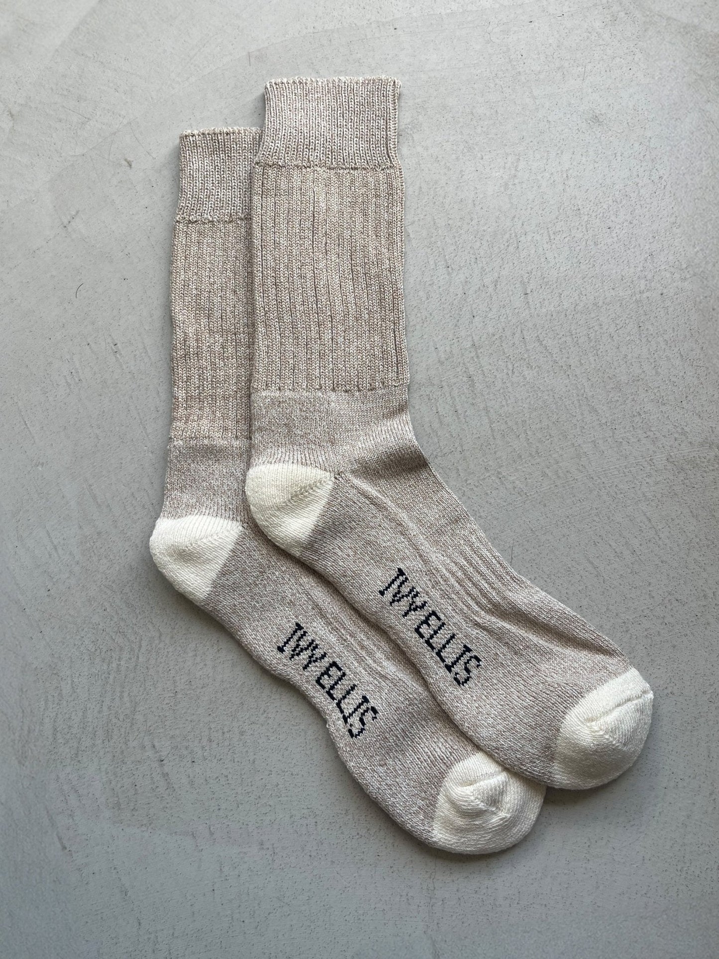 The Dawnwall Socks - Beige / Cream