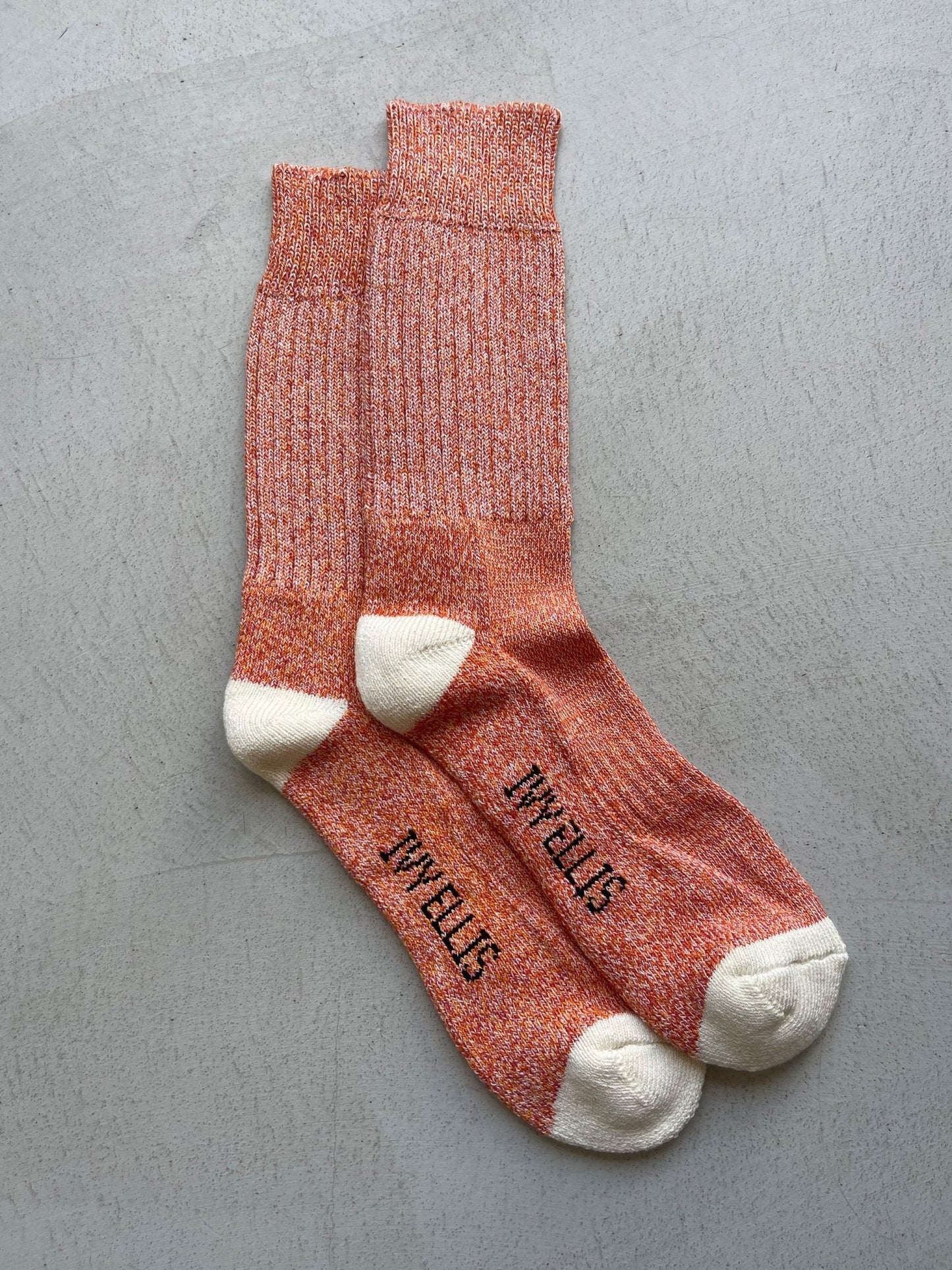 The JoJo Socks - Orange / Cream
