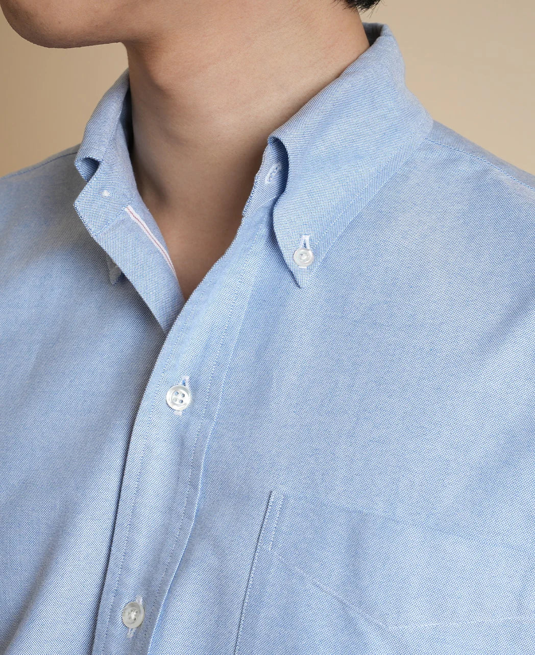 Chemise Vintage Ivy Ametora Button Down Selvedge Oxford - Blue