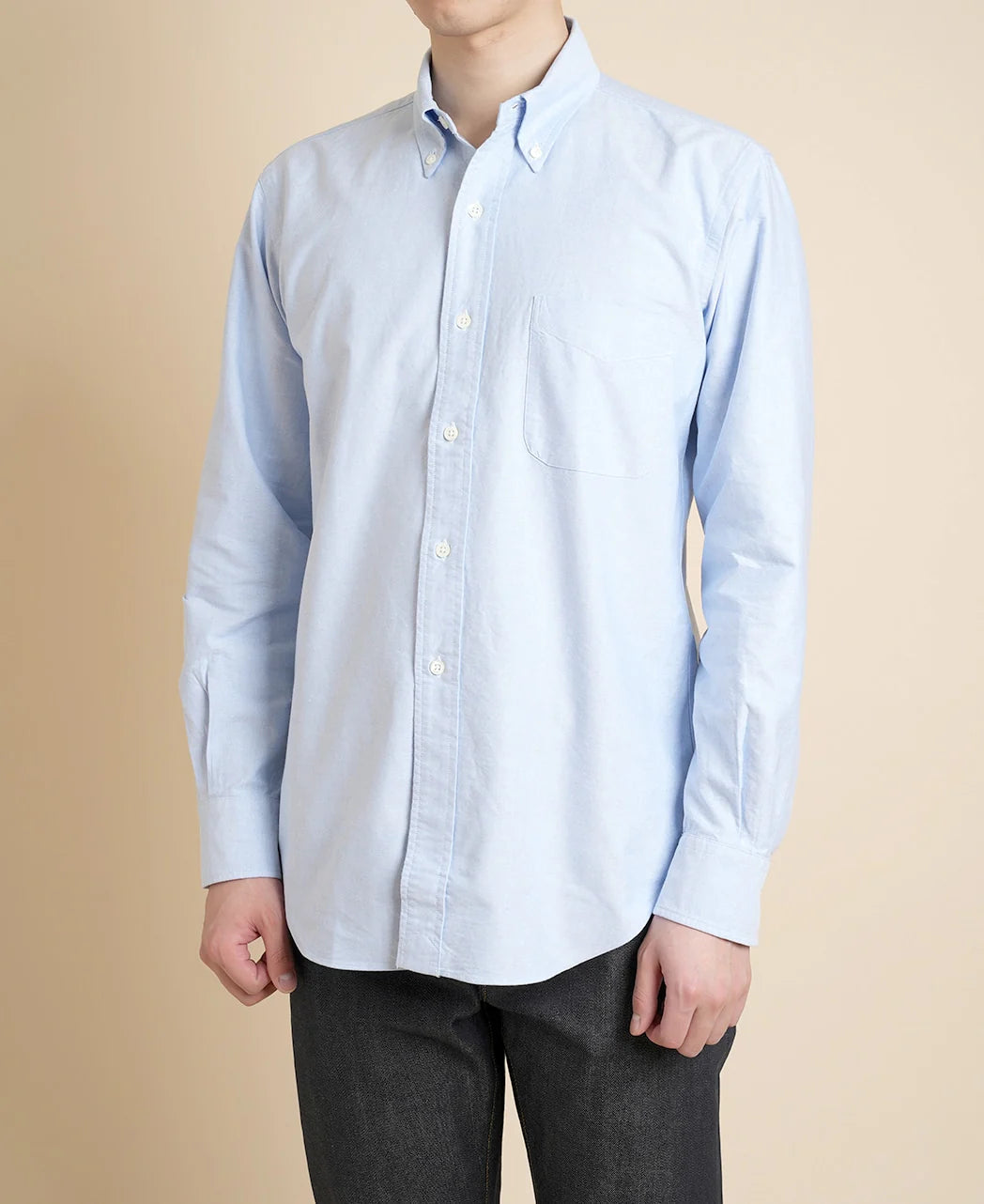 Chemise Vintage Ivy Button Down Oxford - Blue
