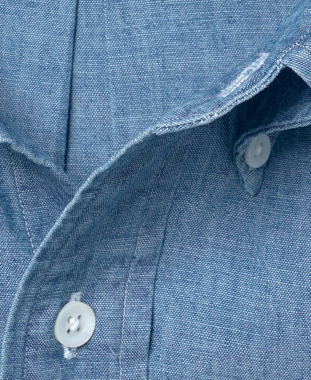 Chemise Vintage Ivy Button Down Chambray - Blue