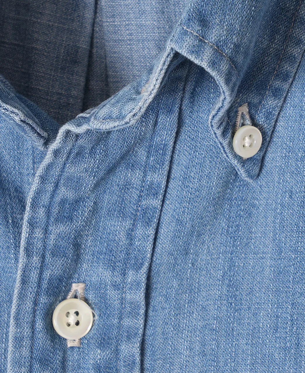 Chemise Vintage Ivy Button Down Denim - Blue