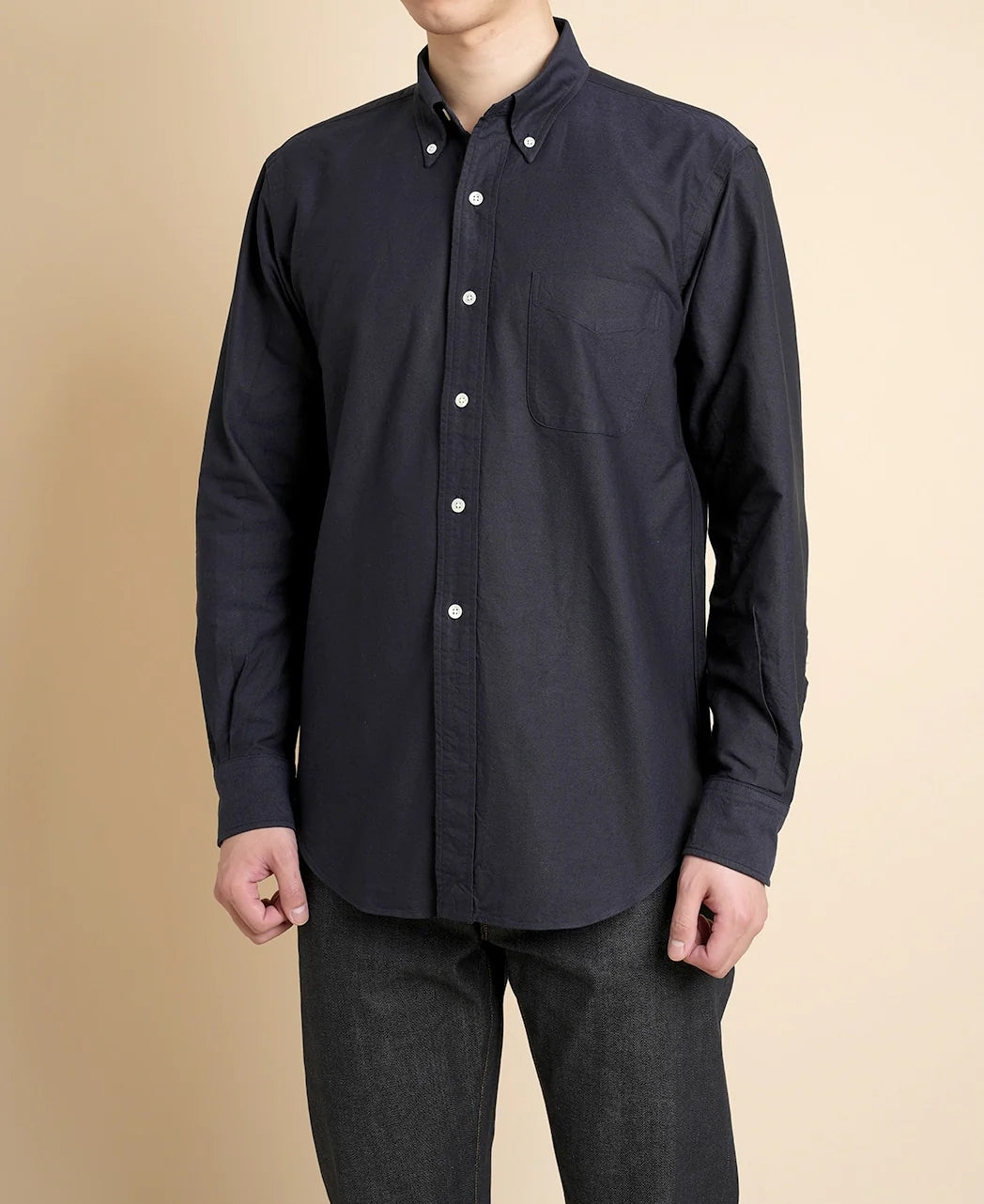 Chemise Vintage Ivy Button Down Oxford -Navy