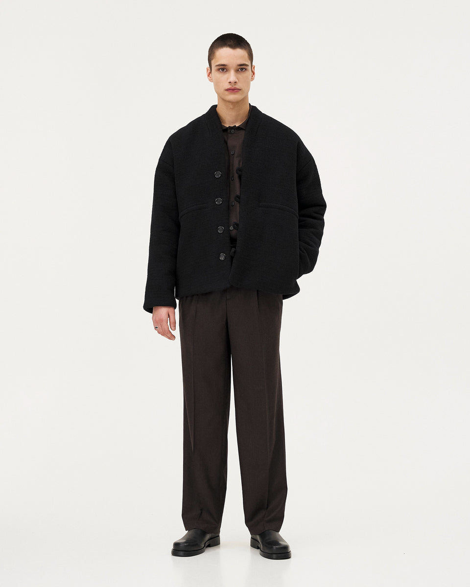 Vatna Veste matelassé - Black Tweed