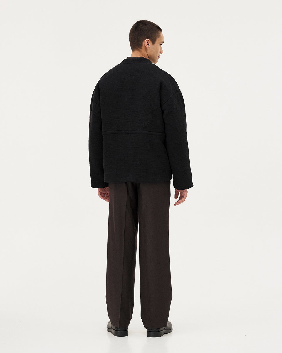 Vatna Veste matelassé - Black Tweed