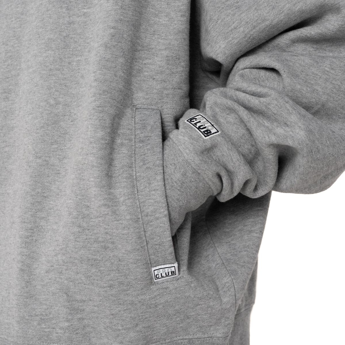 Heavywide Fleece Pullover Hoodie - Heather Gray