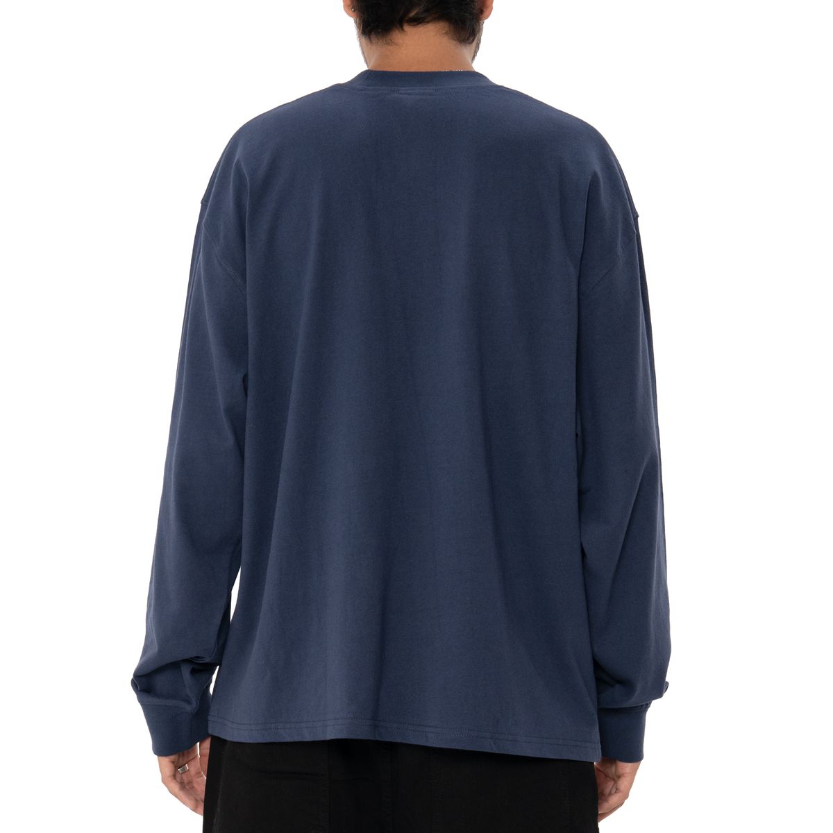 Heavywide Long Sleeve T-Shirt - Navy
