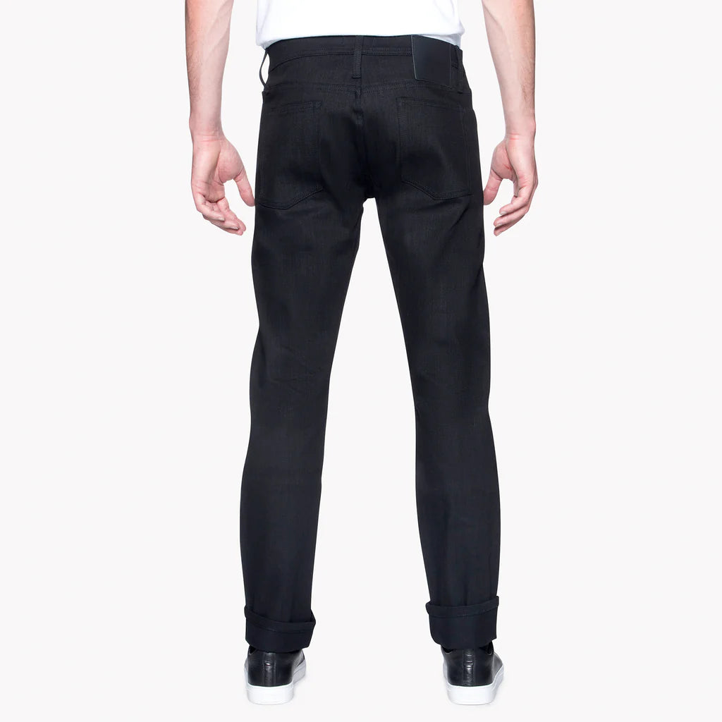 UB222 Tapered Black Stretch Selvedge