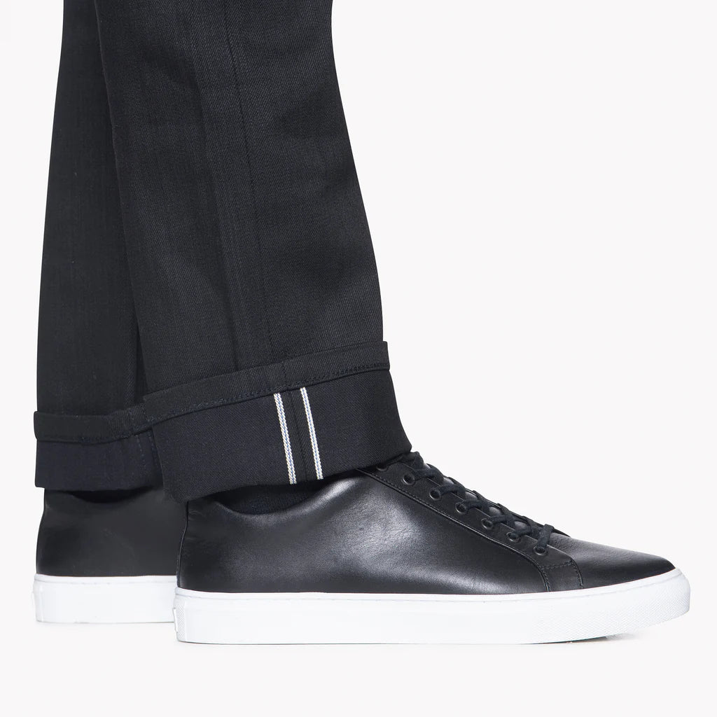 UB222 Tapered Black Stretch Selvedge
