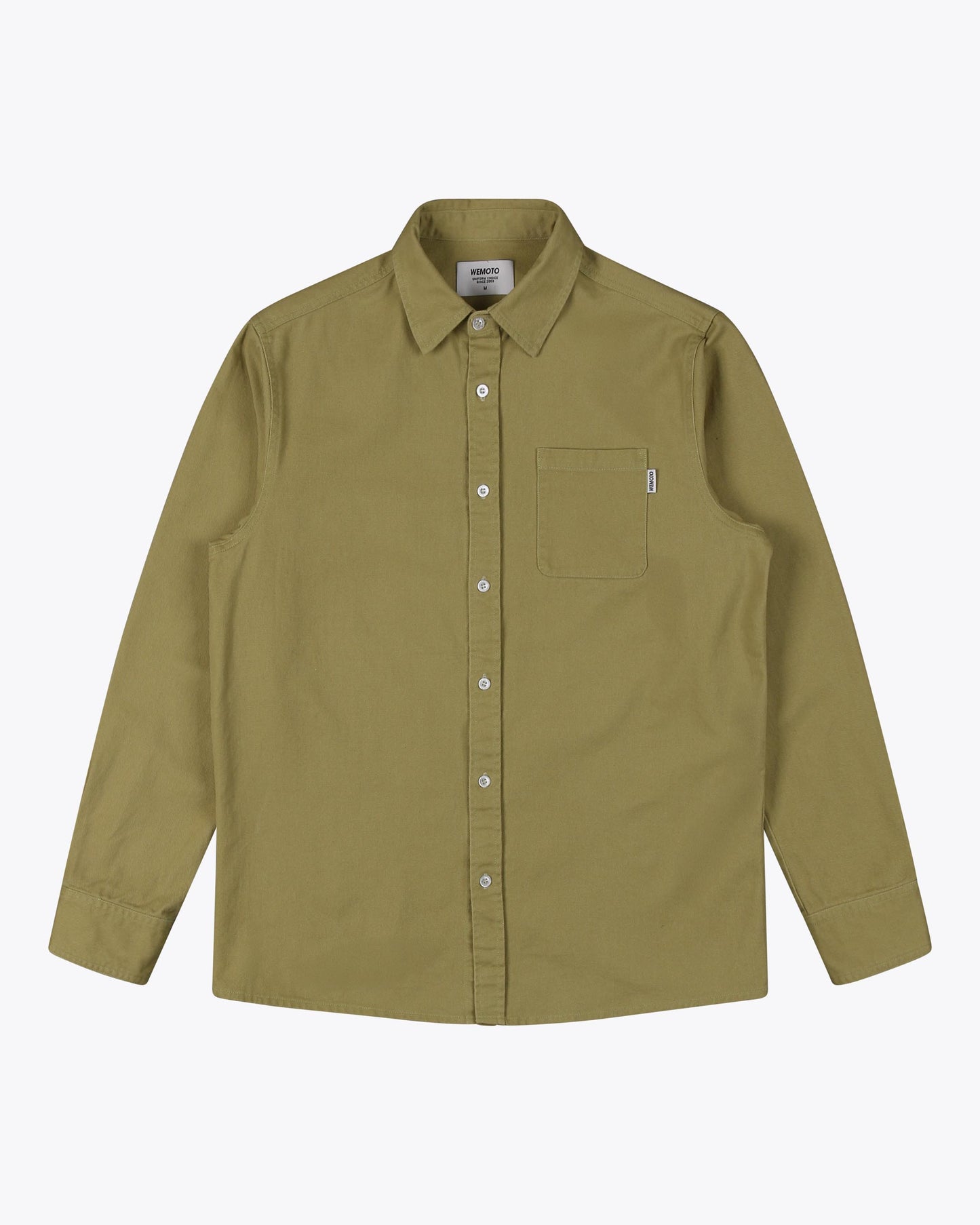 Bobby Coton Twill Shirt - Light Olive