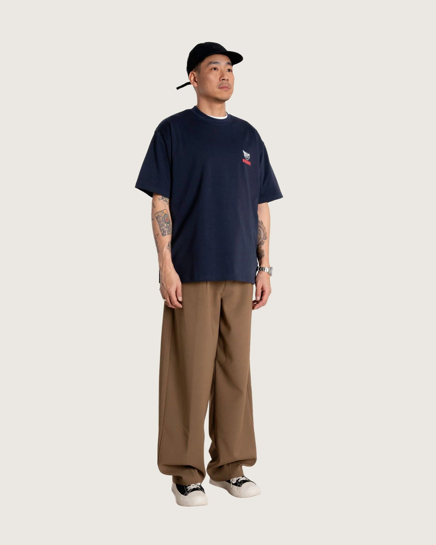Baine Noodle Tee - Navy
