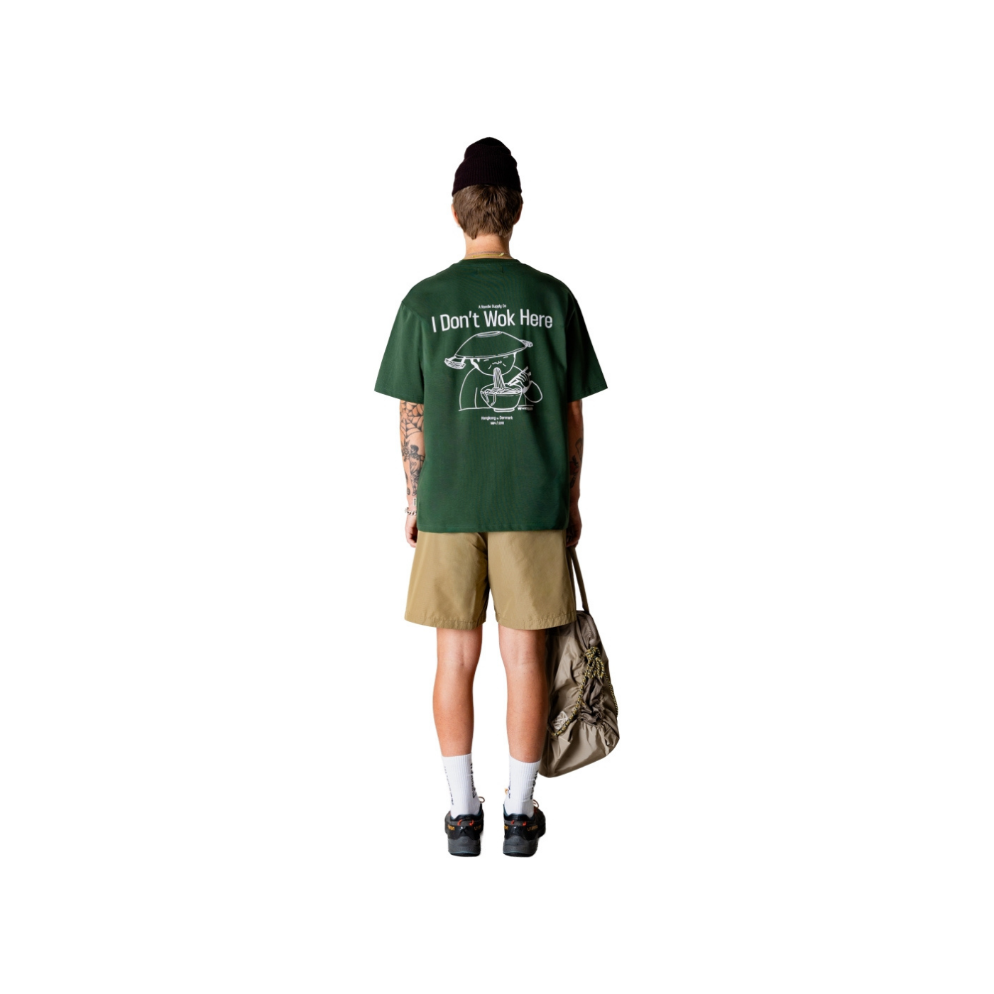 Baine Wok Tee - Pine Green