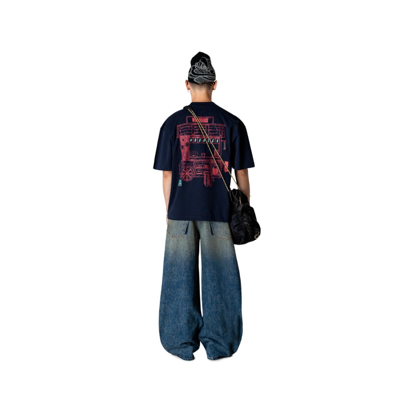 Beam Cart Tee - Dark Navy