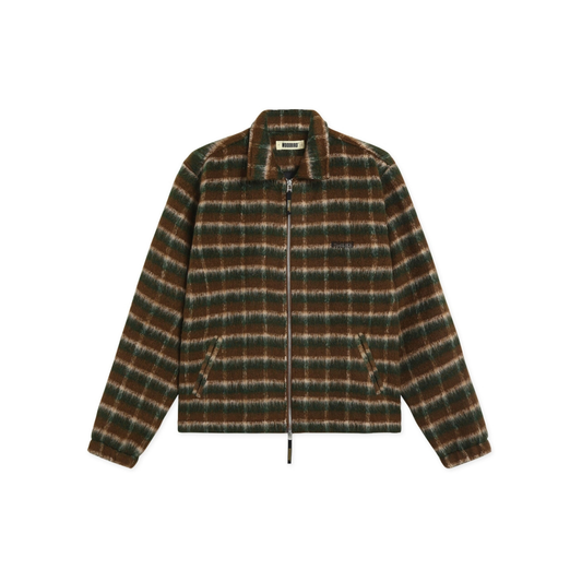 Youth Fuzzy Jacket - Dark Green