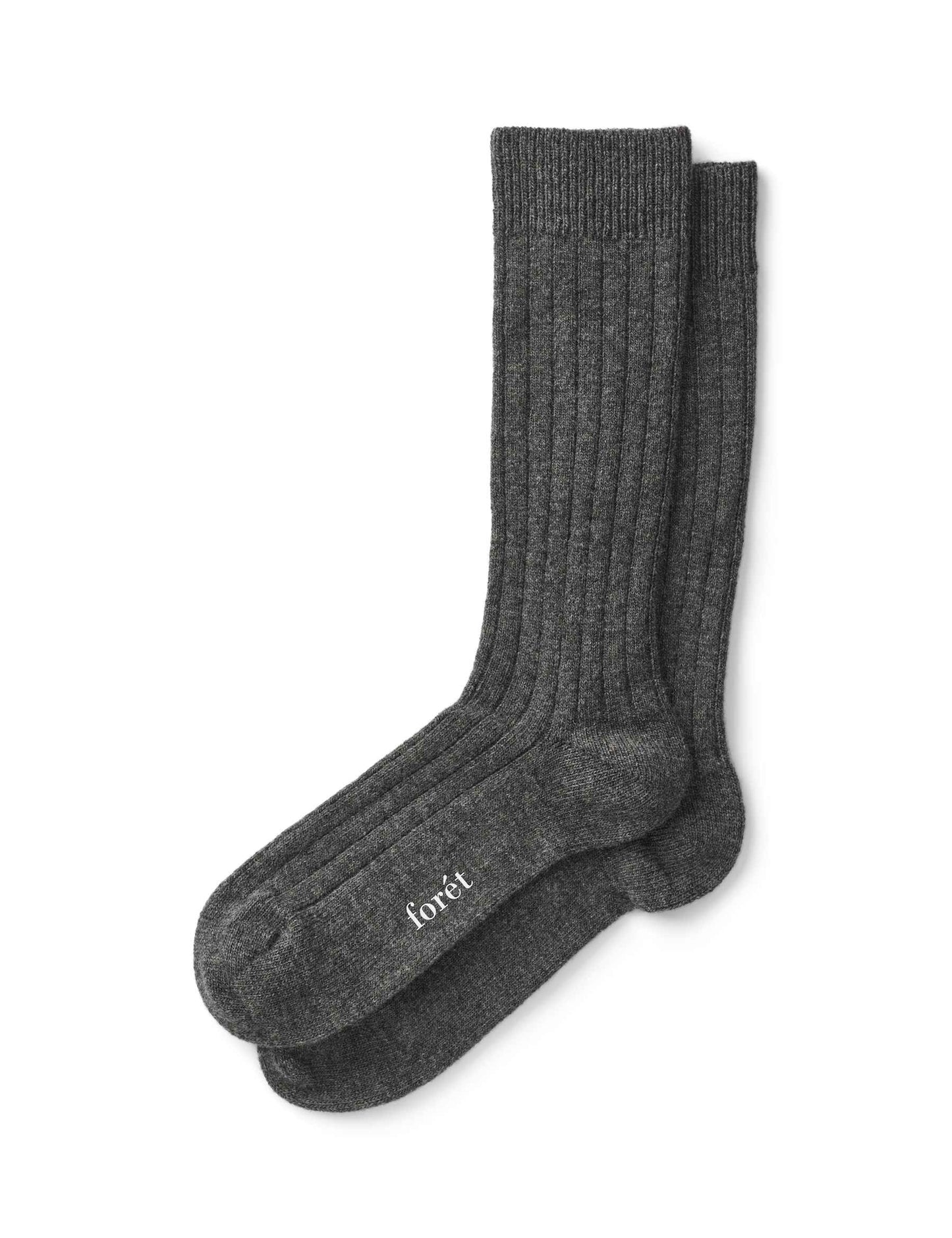 Wool Socks - Dark Grey Melange
