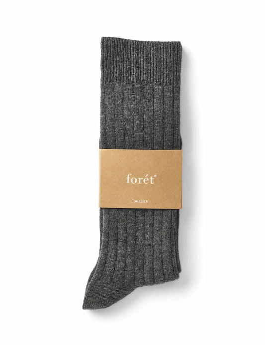 Wool Socks - Dark Grey Melange