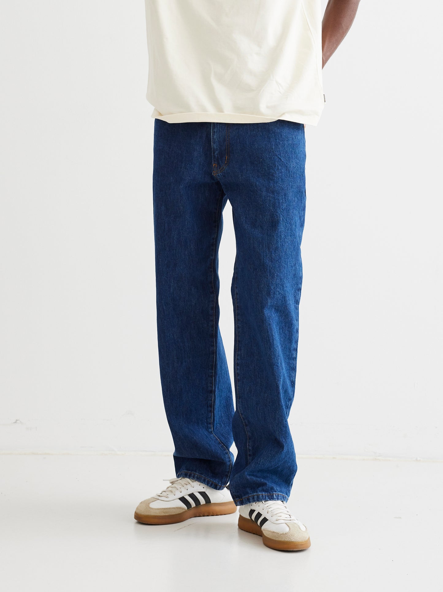 Leroy 90s Rinsed Jeans - Blue