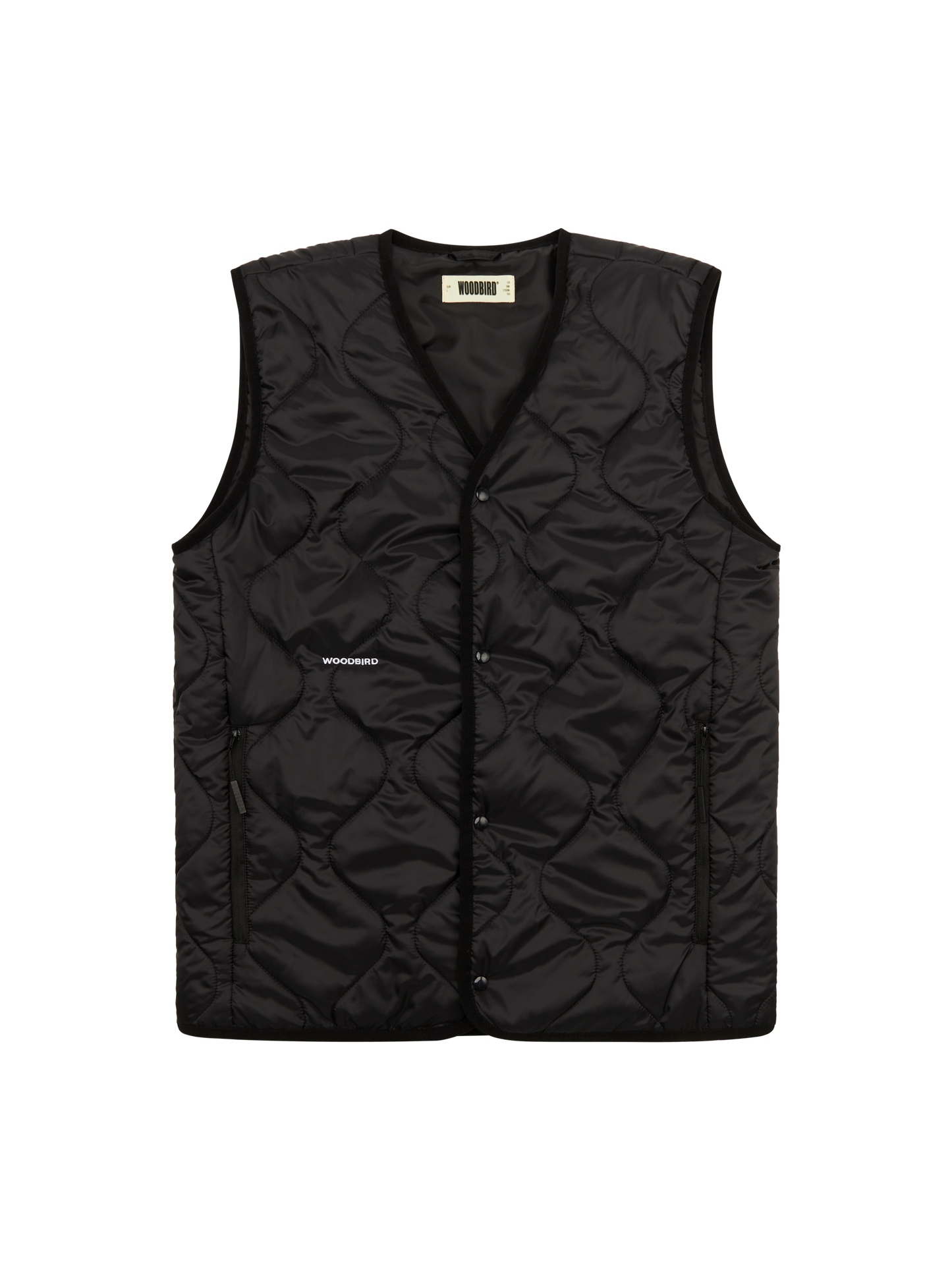 Trais Quilt Vest - Black