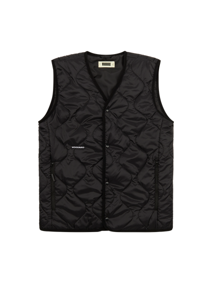 Trais Quilt Vest - Black