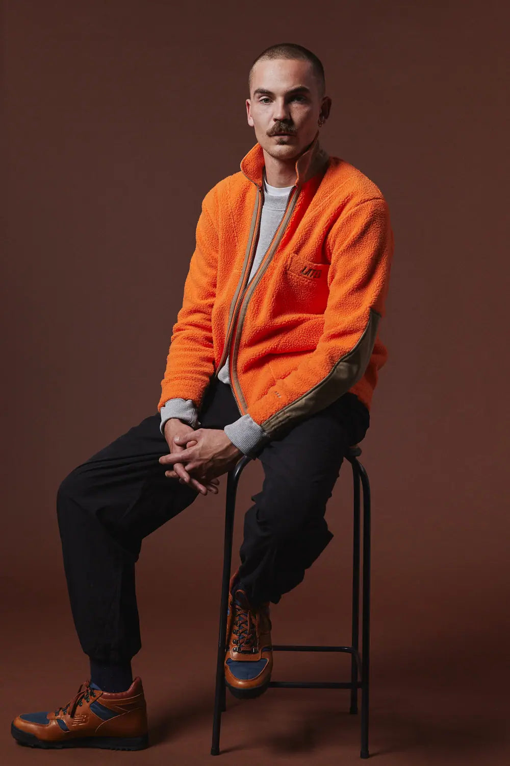 Blouson polaire - Orange