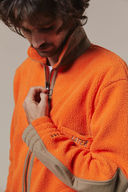 Blouson polaire - Orange