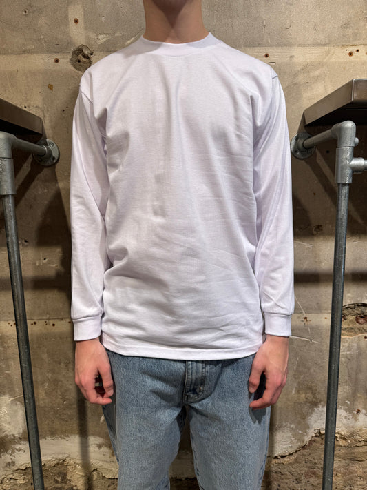 Pro Club T-Shirt L/S Heavyweight Cotton - White