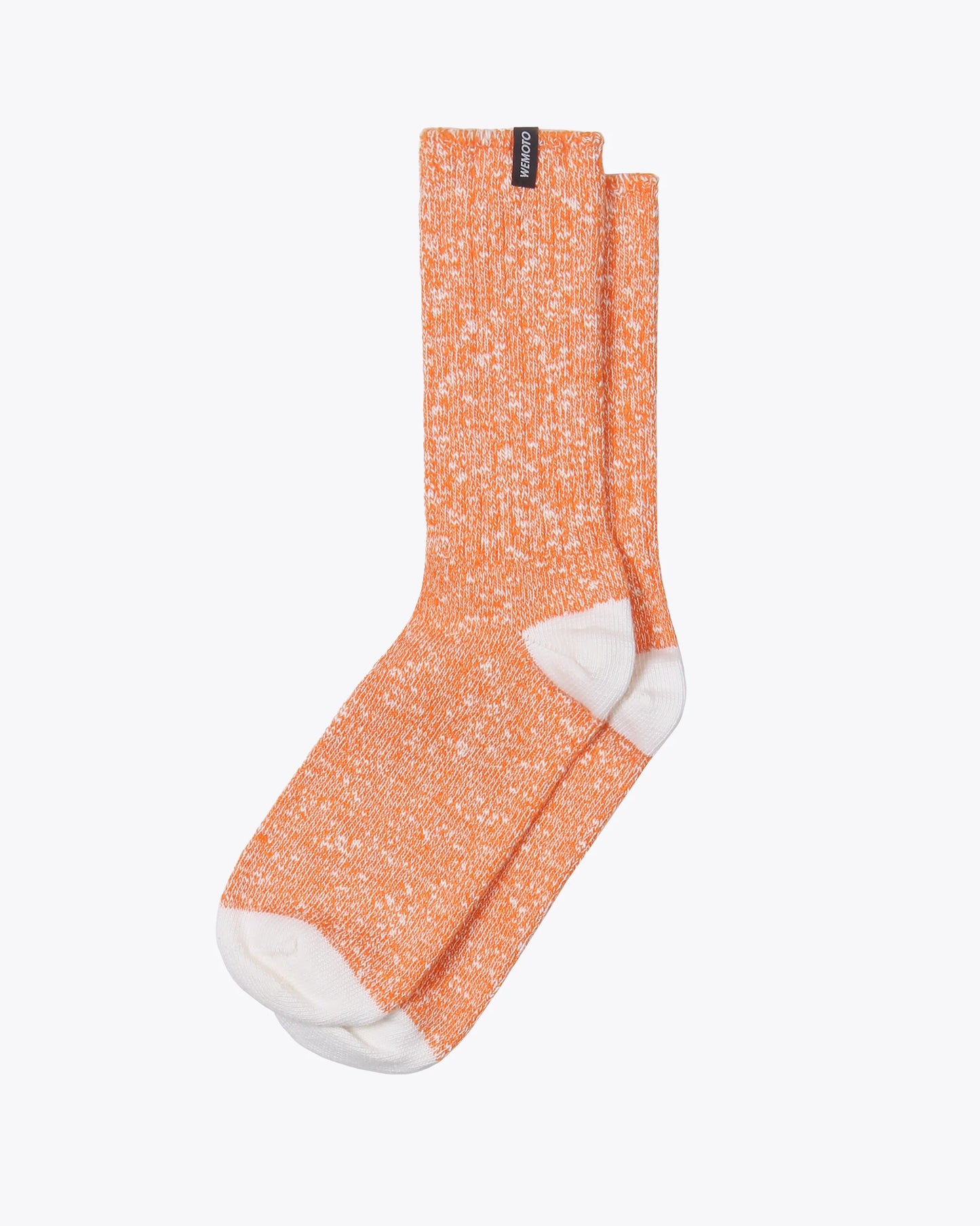 Ripon Knitted Socks - Orange Melange