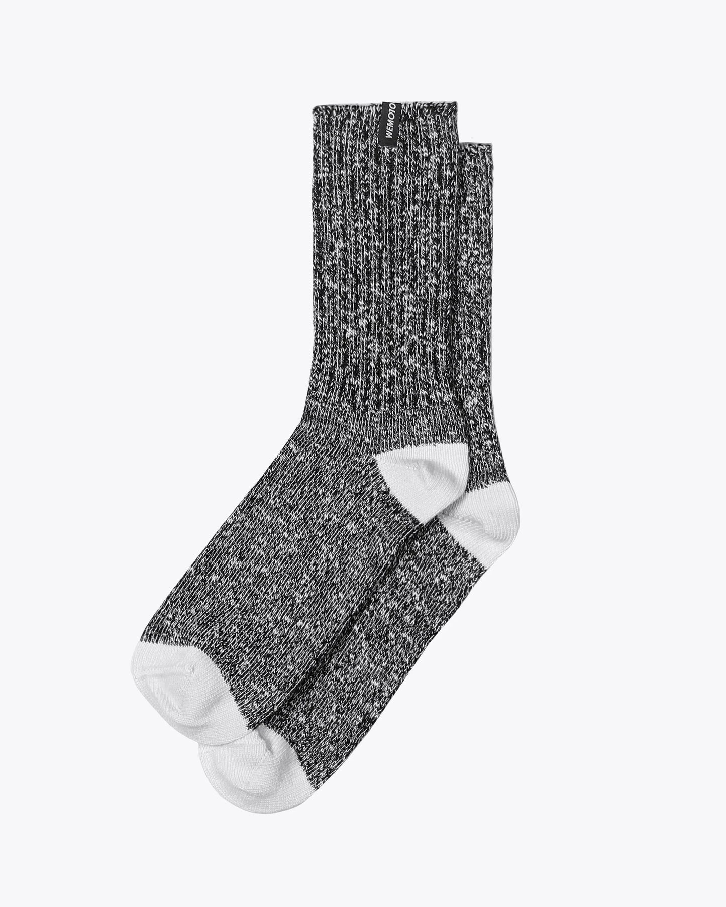 Ripon Knitted Socks - Black Melange