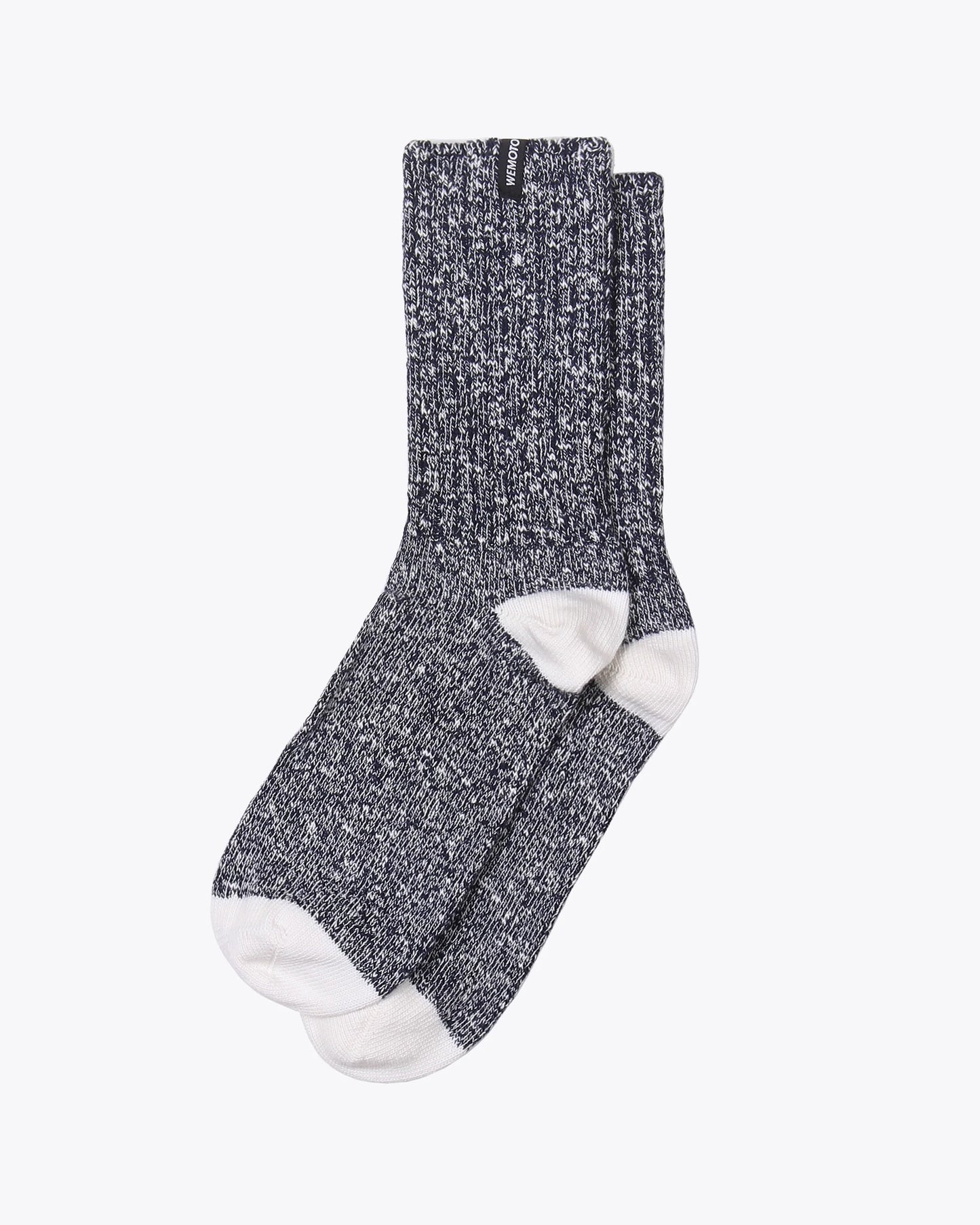 Ripon Knitted Socks - Navy Blue Melange