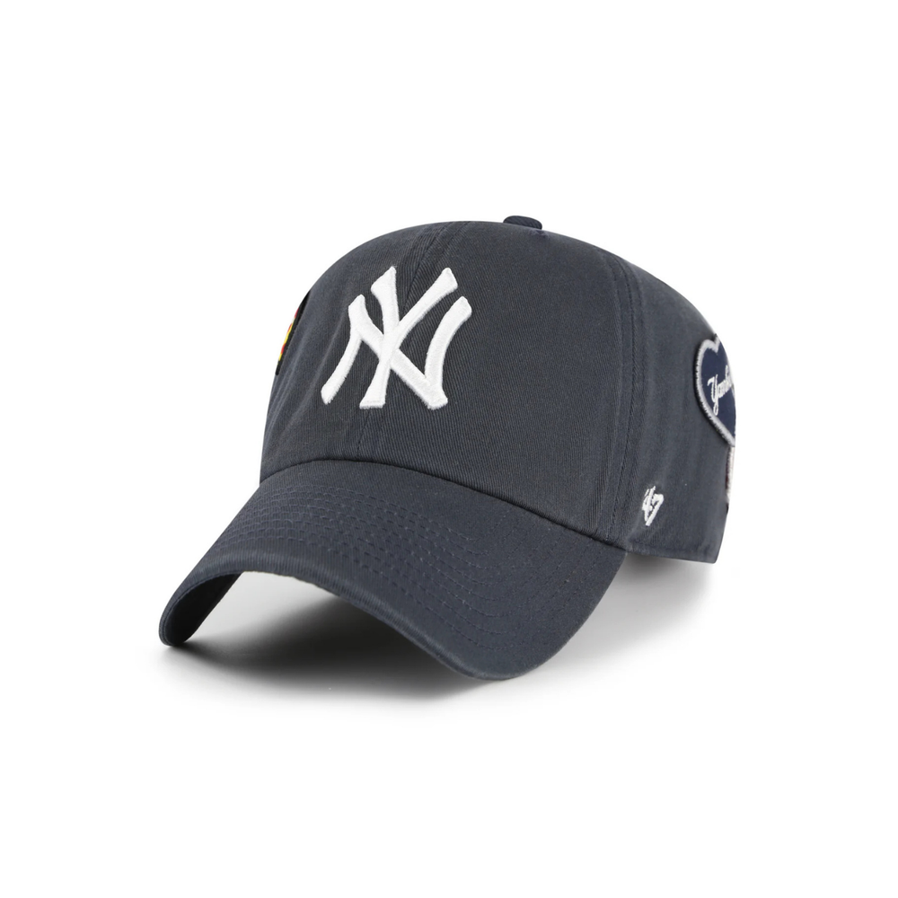 Casquette NY Yankees Badges Clean Up - Navy