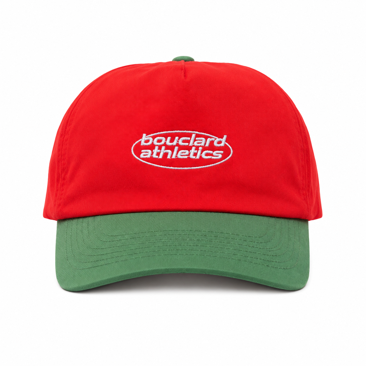Casquette Running Bouclard Athletics - Red / Forest Green