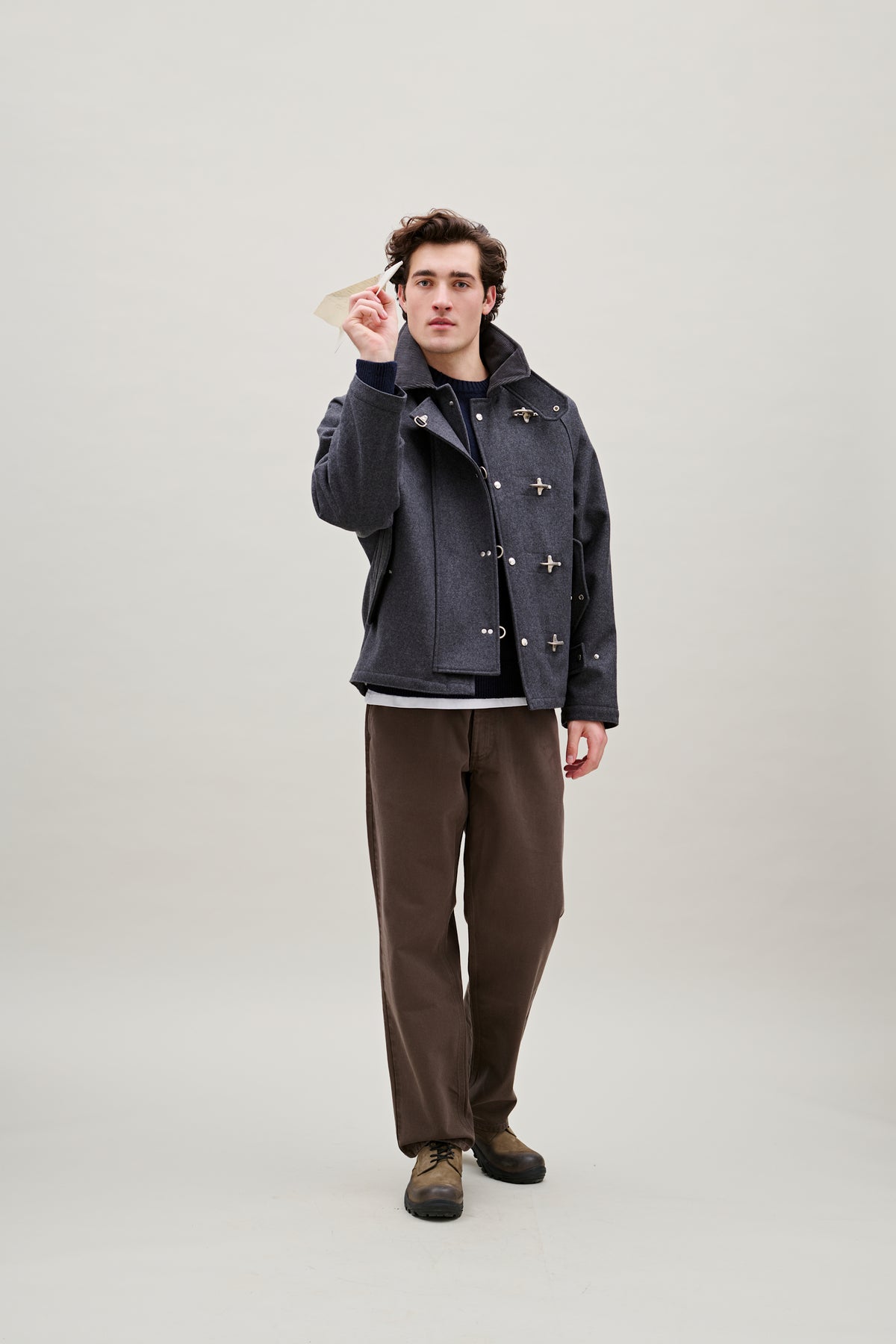 Cinder Wool Jacket - Grey