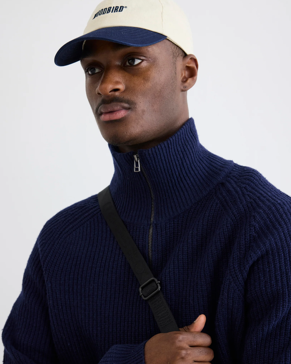 Lass Wool Half-Zip - Navy