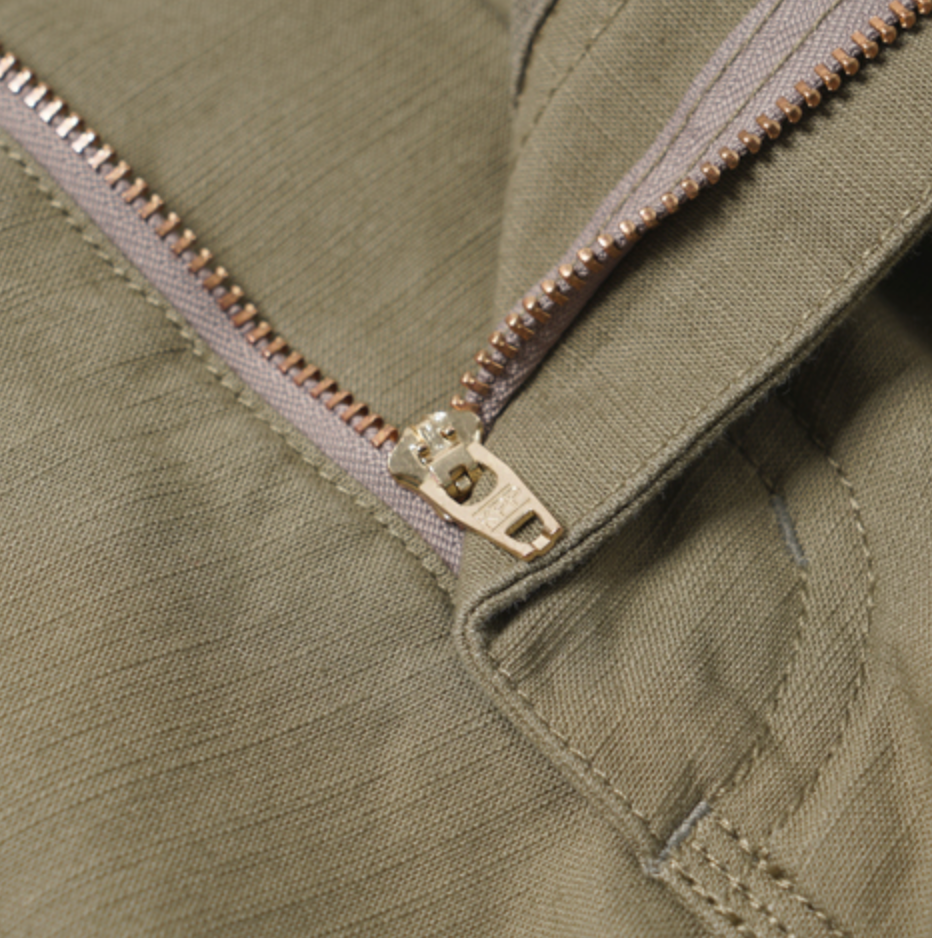 Back Satin Fatigue Pant - Khaki / Beige