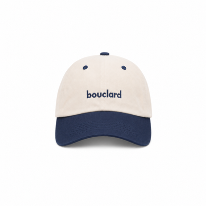 Casquette bouclard® 6 panel - Natural / Navy
