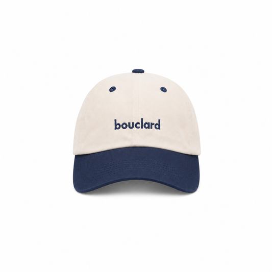 Casquette bouclard® 6 panel - Natural / Navy