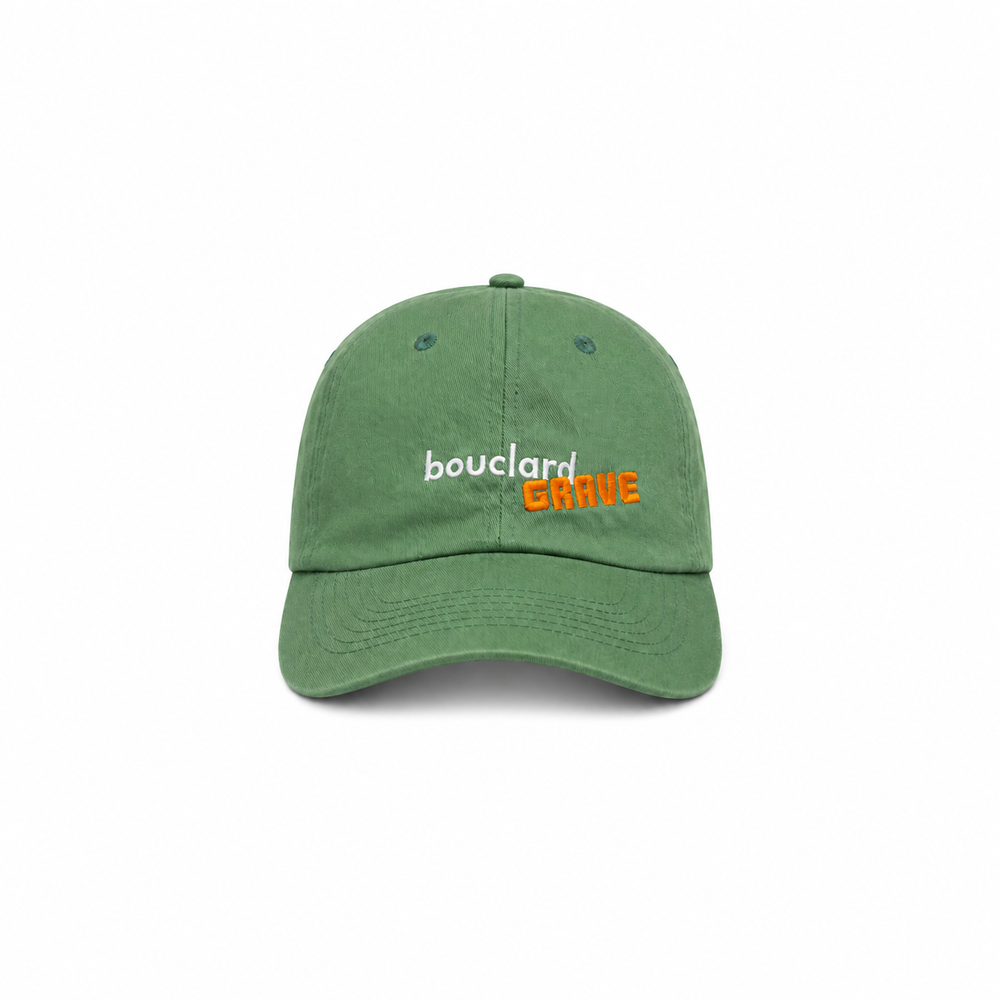 Casquette 6 panel bouclard + grave - Light Green