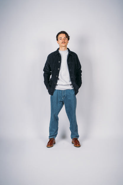 Worker Corduroy Jacket - Navy