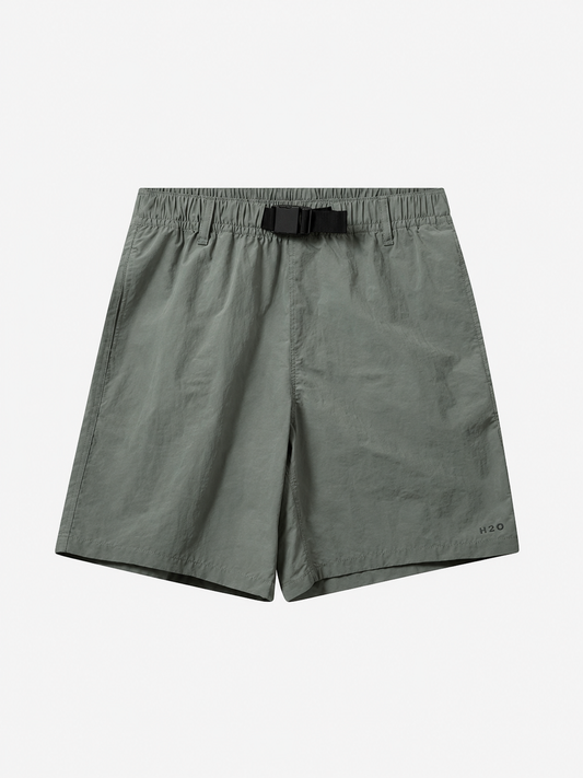 Leisure Belted Short - Dark Grey