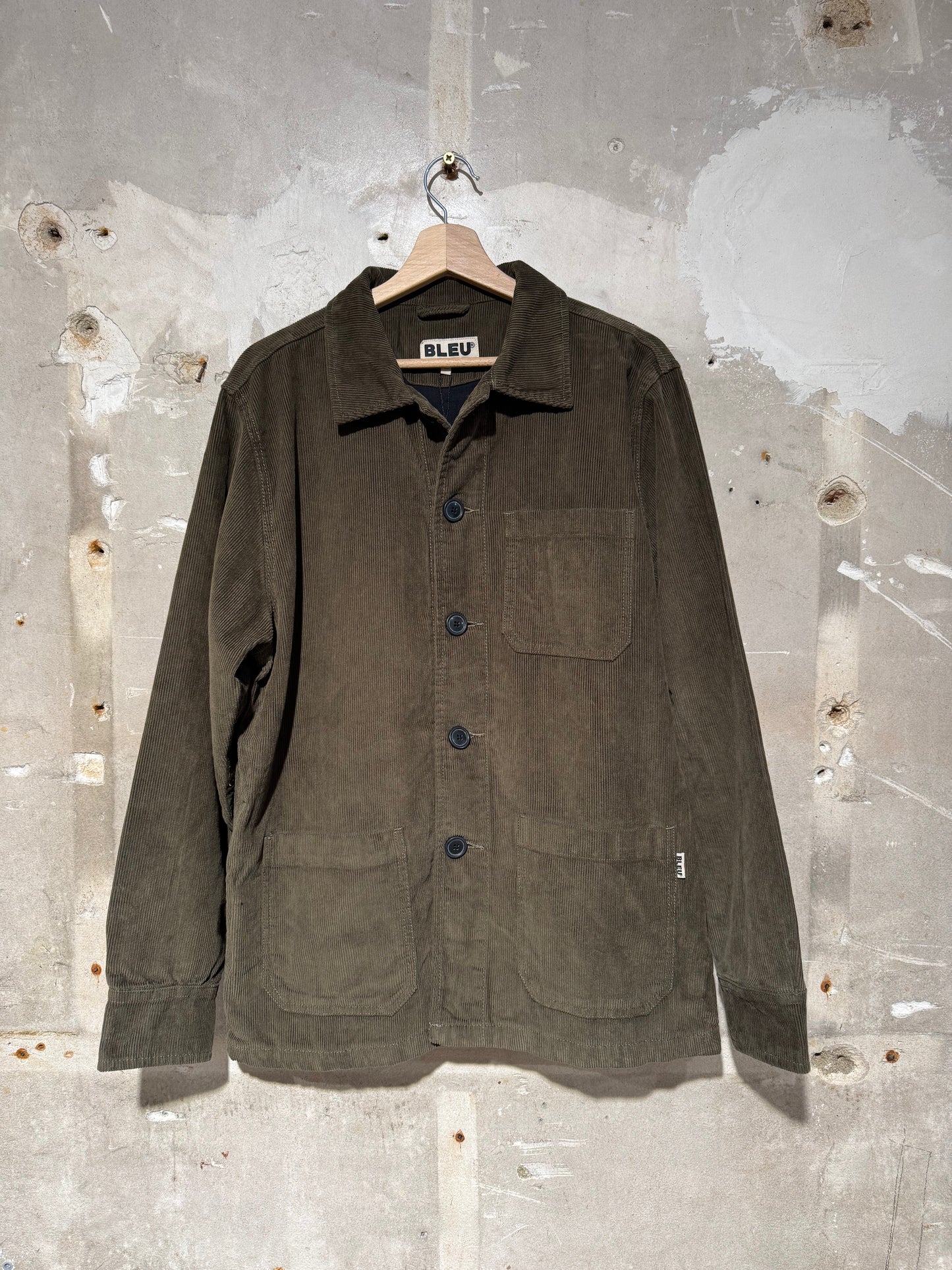 Worker Corduroy Jacket  - Olive Green