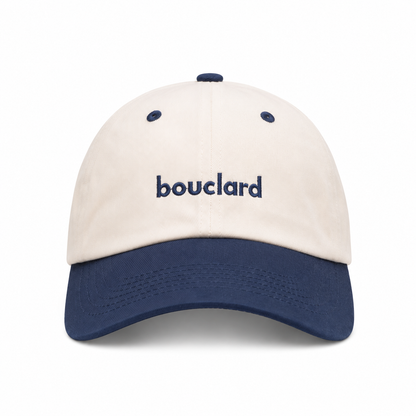 Casquette bouclard® 6 panel - Natural / Navy