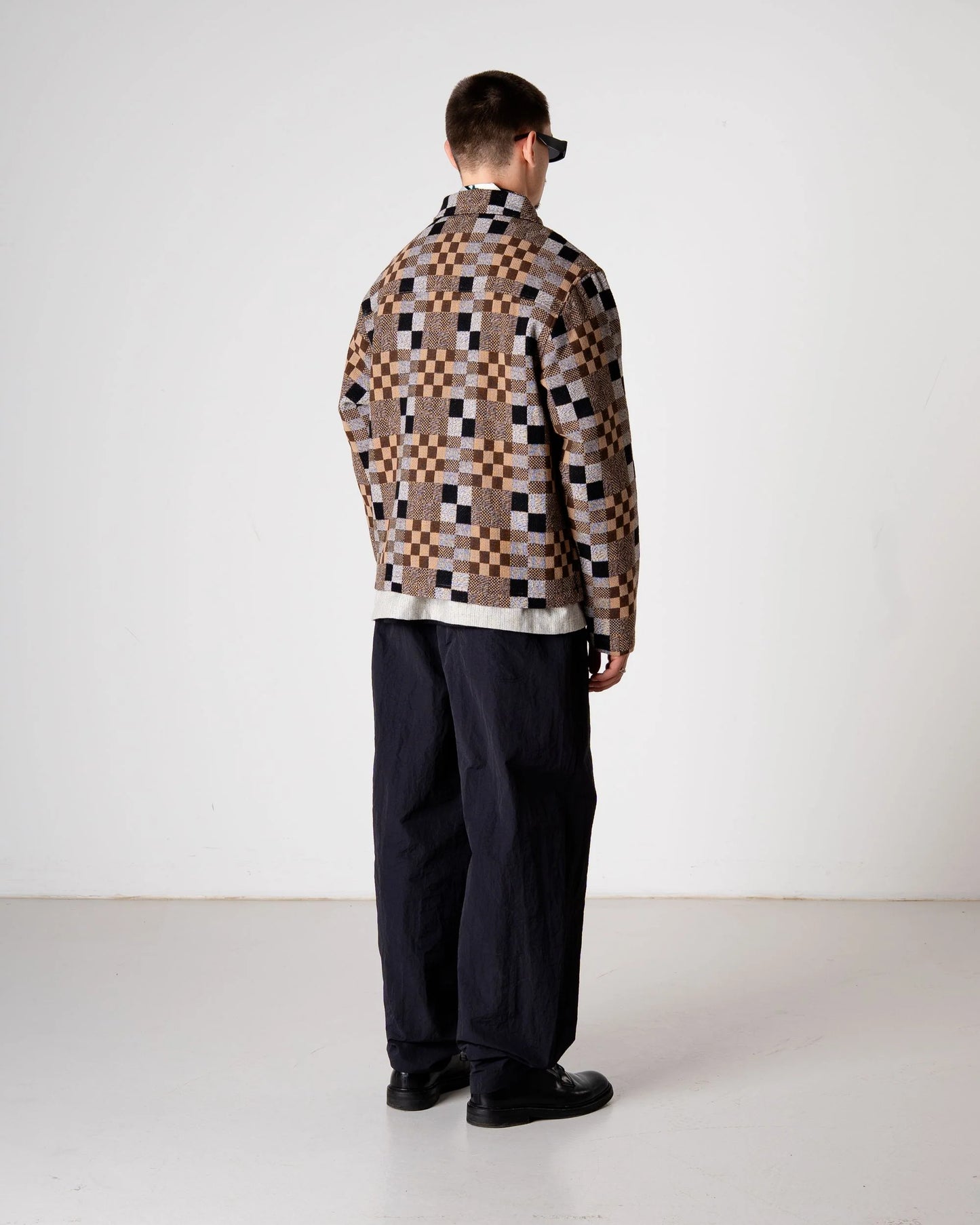 Buck Patch Jacket - Brown Check