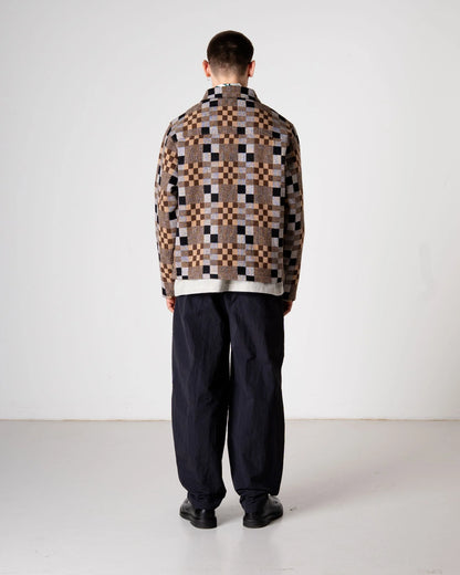 Buck Patch Jacket - Brown Check