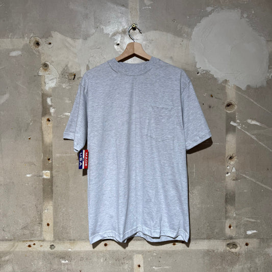 Pocket T-Shirt Finest 6oz - Heather Grey