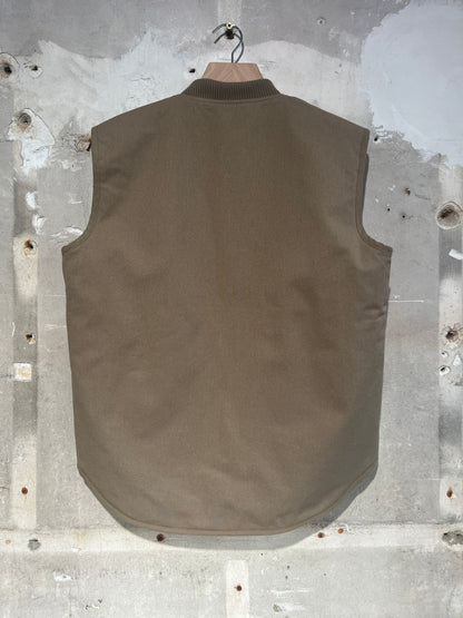 Veste sans manches réversible - Beige et kaki