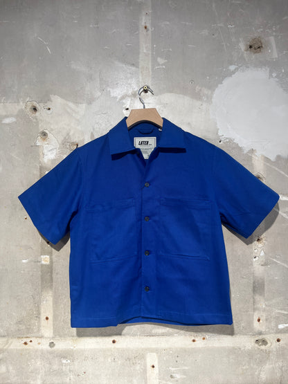 Surchemise manches courtes - Bleu Français