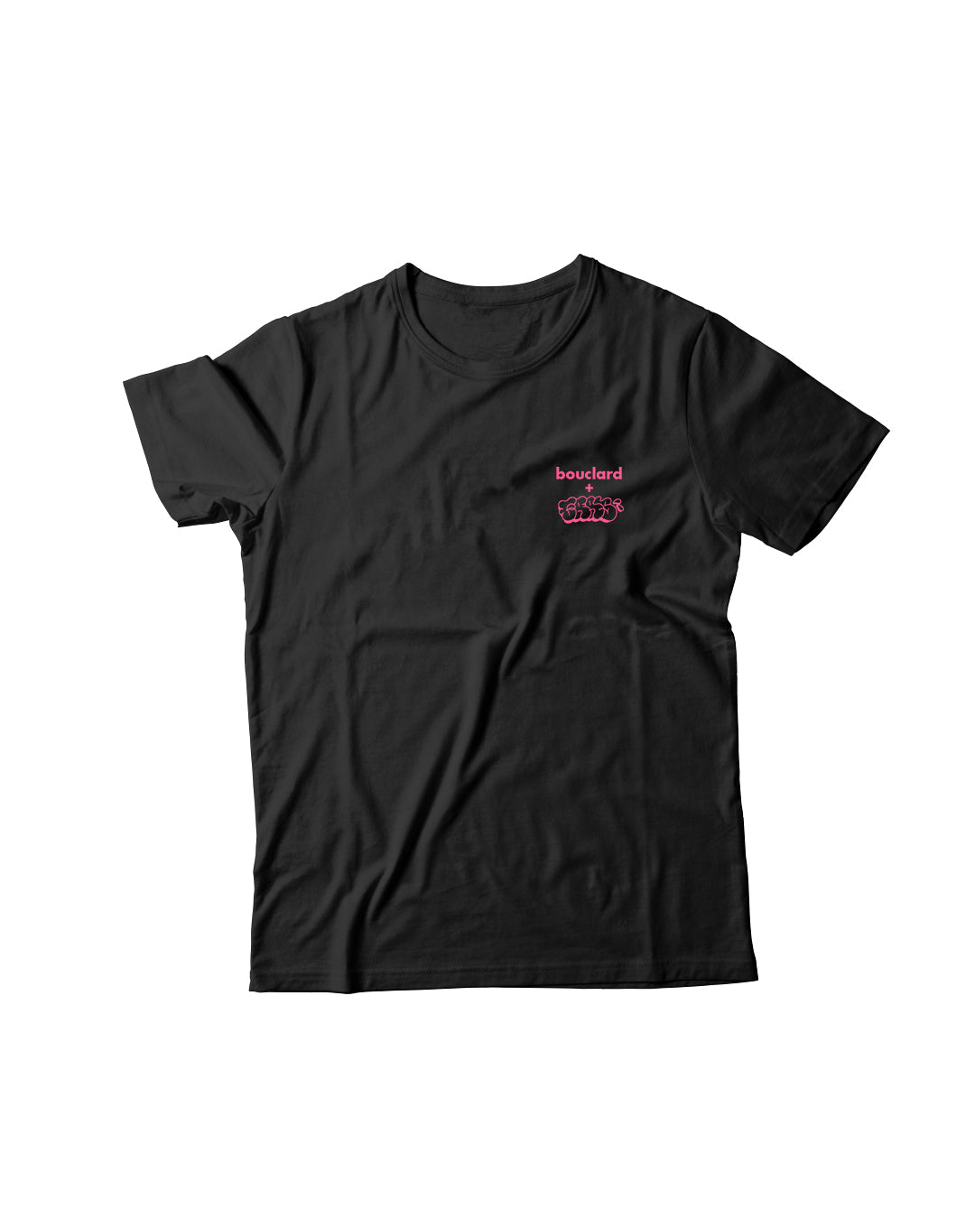 T-Shirt Bouclard + Gras - Black/Pink
