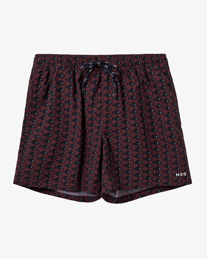 Nemo Swim Short - Bordeaux / Navy