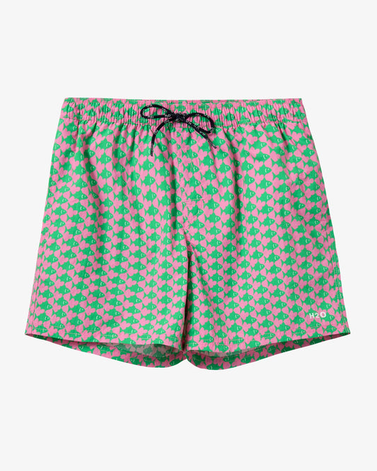 Nemo Swim Short - Sachet Pink / Green